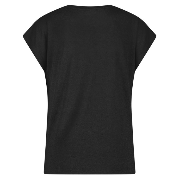 Lady Day Shirt Kathy vhals Zwart glitter